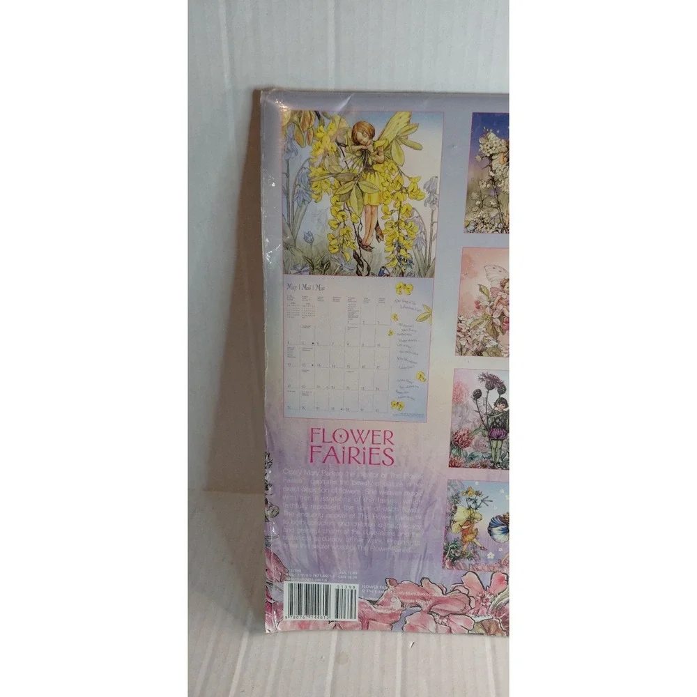 Whimsycal Fairycore collectible Flower Fairies 16Month 2008 Calendar Cicely Mary